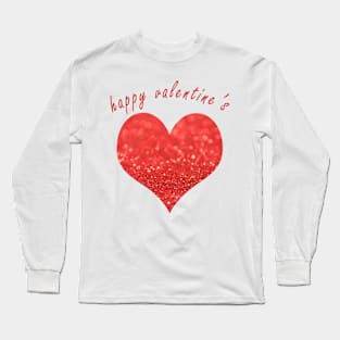 happy valentines t-shirt Long Sleeve T-Shirt